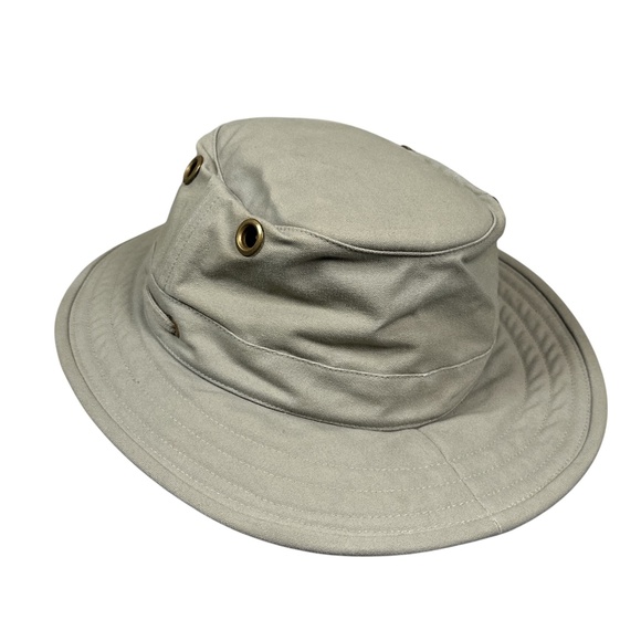 Tilley T5 Cotton Canvas Made in Canada Hiking Trek Brim Sun Hat Unisex 7 5/8 - Picture 5 of 13